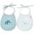 Done by Deer Tiny Pocket Bib 2-pack Elphee Blue