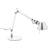 Artemide Tolomeo Micro Polerad Aluminium Silverfärgad Bordslampa 73cm