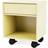 Montana Furniture Dream Castors Camomile/Black Bedside Table 30x35.4cm