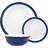 Denby Blue & White Dinner Set 12pcs