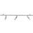 Örsjö Belysning Star 3 Nickel Plated Brass Ceiling Flush Light 100cm