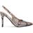 Carvela Combination Synthetic Snake Print Stiletto Heel Slingback Court Shoes - Beige
