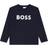 BOSS Bluse - Navy/Hvid