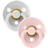 Bibs Color Pacifiers Size 2, 6-18m, 2-pack Haze/Blossom