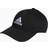 adidas Cotton Twill Baseball Cap - Black/White