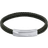 Calvin Klein Double Wrap Braided Bracelet - Black/Silver