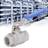 Stainless Steel 2-Piece Full Port Ball Valve DN15