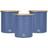 Swan Nordic Blue Kitchen Container 3pcs 1.84L