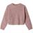 Name It Deauville Mauve Nkfholly Ls Boxy Kort Strik Noos - Gammelrosa