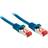 Lindy 28AWG Cat6 S/FTP PVC RJ45 - RJ45 M-M Blue 3m