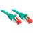 Lindy 27AWG Cat6 S/FTP PVC RJ45 - RJ45 M-M Green 3m