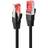 Lindy 27AWG Cat6 S/FTP PVC RJ45 - RJ45 M-M Black 7.5m