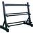 3-Tier Dumbbell Stand Black Weight Organizer