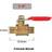 Brass Small Ball Valve 1/8 1/4 3/8 1/2