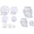Sodial Medium Small 3D Skull Resin Mold Set