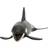 Solid PVC Orca Model Educational Marine Toy