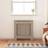 vidaXL RadiatorCover 2 Pcs Brun 112x19x81.5cm