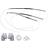 Car Power Window Regulator Repair Kit BMW E46 323i 325i
