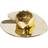 Hilke Collection Ninfea Piccola Brass Candle Holder