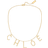 Chloé The Chloé Letters Necklace - Gold