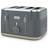 Breville Obliq 4-Slice Toaster Grey/Gold