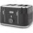 Breville Obliq 4-Slice Toaster Black/Silver