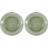 House Doctor Plate Rain Flad tallerken 27cm 2stk