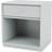 Montana Furniture Dream Plinth H3 Oyster Bedside Table 30x35.4cm
