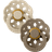 Bibs Boheme Latex Pacifier Size 1 0-6m 2-pack Vanilla/Dark Oak