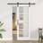 vidaXL Manual Orkdal White 73.5 198.5 cm Sliding Door (x)