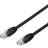 Deltaco Cat6a U/UTP LSZH RJ45 - RJ45 M-M Black 10m