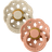 Bibs Boheme Latex Pacifier Size 1 0-6m 2-pack Vanilla/Peach