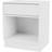Montana Furniture Dream Plinth H7 New White Sängbord 30x35.4cm