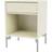 Montana Furniture Dream with Legs Vanilla/Chrome Bedside Table 30x35.4cm