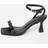 Quiz Black Diamante Bow Front Heels