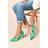 Dorothy Perkins Wide Fit Dash Satin Pointed High Stiletto Heel Court Shoes - Bright Green