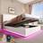 Matteo Cream White 4Ft6 Double Ottoman Frame Bed