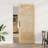 vidaXL Manual Natural And White 86 211 cm Sliding Door (x)