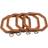 Sodial 4pcs Octagon Embroidery Hoops Set