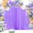 Dark Dark Purple Nylon Mesh Wedding Party 1.53m