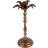 Laura Ashley Antique Brass Large Palm Tree L13 x W13 x H36 cm Candlestick