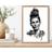 Artze Wall Abstract Girl City Fashion A4 Framed Art