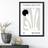 Artze Wall Matisse Floral Cutout Beige Black Print A3 Framed Art