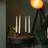 Samuel Alexander Metal Ring 34cm Black Candle Holder