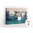 Wall Mounted Cork Board With Print 40cm H x 60cm W x 2.5cm D