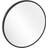 Living and Home Modern Round Large Black Wall Mirror