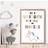 Artze Wall Cute Be A Unicorn Scandi A4 With Oak Framed Art