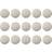 Uxcell 15pcs Metal Round Alloy Buttons 12mm