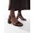 New Look Block Heel Sandals Vegan - Brown
