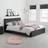 Beckey Upholstered Ottoman Small Double Frame Bed
